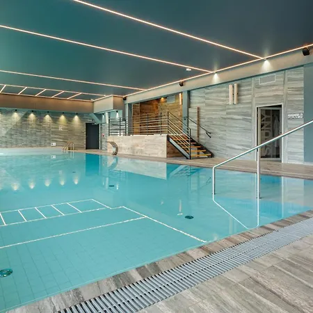Blue Premium Pool Sauna Fitness Free Apartment